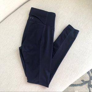 Under Armour High Waist Leggings - Navy - Small